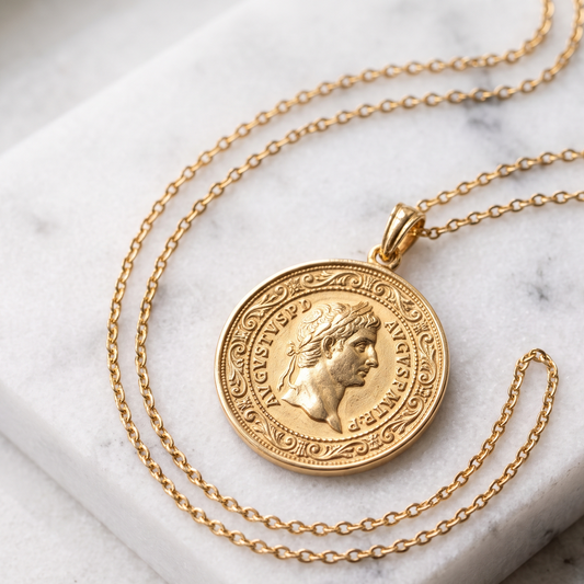 Roman Archive Medallion Pendant